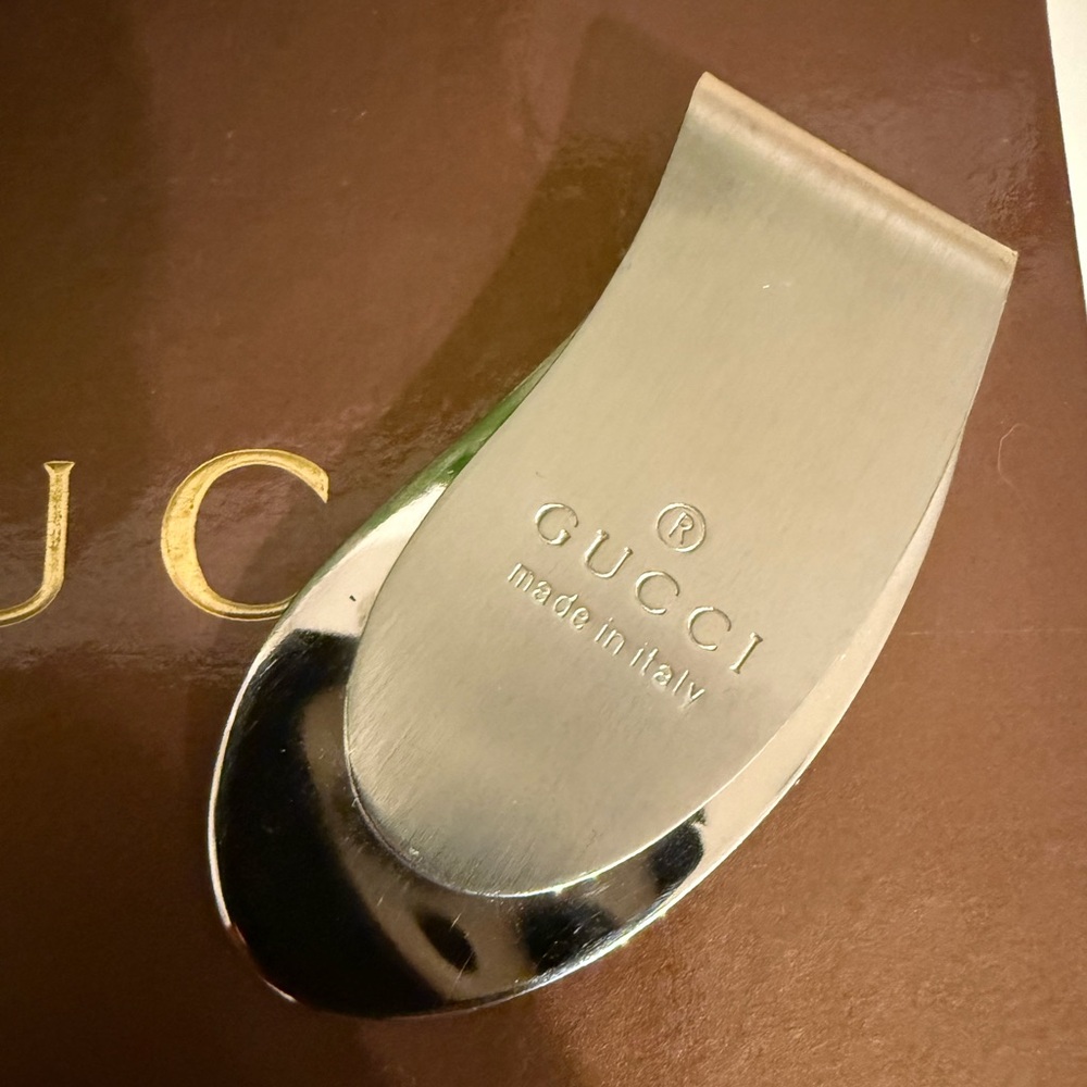 Gucci Silver Money Clip